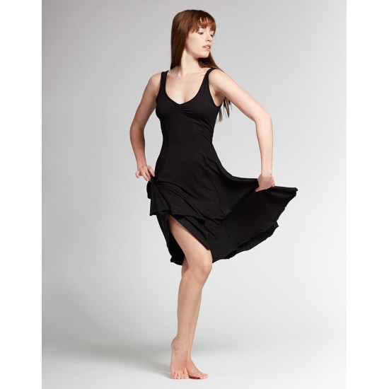 Robe De Danse Viscose noire - VERITABLE Temps Danse - FAME La Maison De La Danse