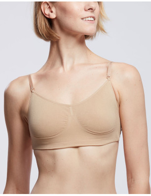 Soutien-gorge de danse invisible nude - SILK Temps Danse - FAME La Maison De La Danse