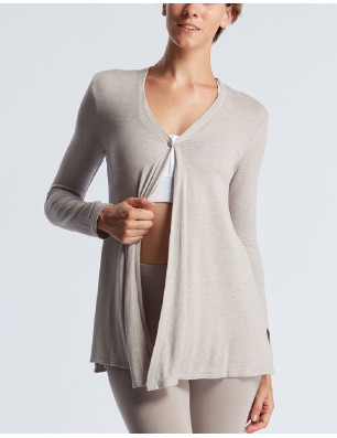 Gilet en viscose chiné ELLY Temps Danse - FAME La Maison De La Danse