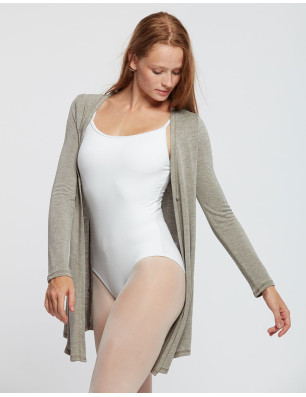 Gilet en viscose chiné ELLY Temps Danse - FAME La Maison De La Danse