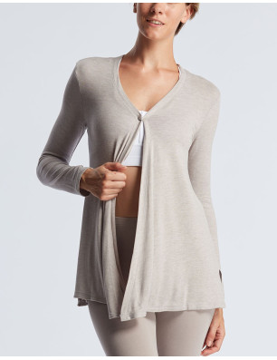 Gilet en viscose chiné ELLY Temps Danse - FAME La Maison De La Danse