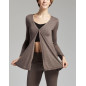 Gilet en viscose chiné - ELLY
