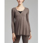 Gilet en viscose chiné - ELLY