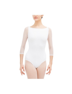 Justaucorps manches 3/4 en dentelle Repetto D0678 - FAME La Maison De La Danse