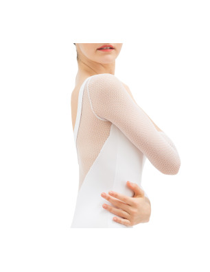 Justaucorps manches 3/4 en dentelle Repetto D0678 - FAME La Maison De La Danse