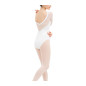 Justaucorps manches 3/4 en dentelle - D0678