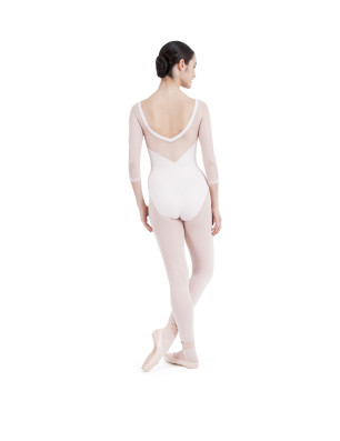 Justaucorps manches 3/4 en dentelle Repetto D0678 - FAME La Maison De La Danse