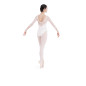 Justaucorps manches 3/4 en dentelle - D0678