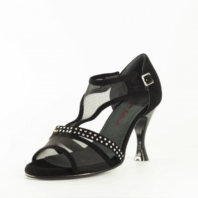 Chaussures XENA Noires Rosso Latino - FAME La Maison De La Danse