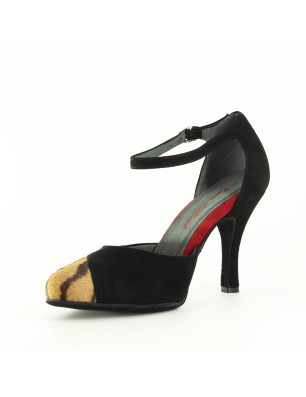 Chaussures MOLLY noires Rosso Latino - FAME La Maison De La Danse