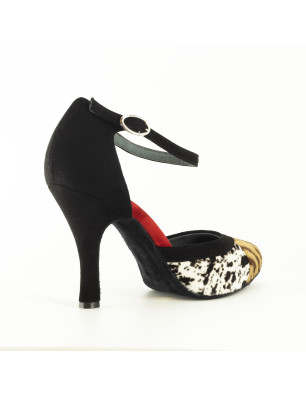 Chaussures MOLLY noires Rosso Latino - FAME La Maison De La Danse