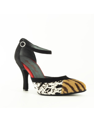 Chaussures MOLLY noires Rosso Latino - FAME La Maison De La Danse
