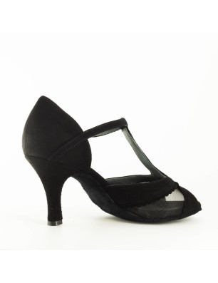 Chaussures JANIS noires Rosso Latino - FAME La Maison De La Danse