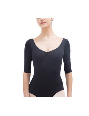 Justaucorps manches 3/4 Repetto D0645 - FAME La Maison De La Danse