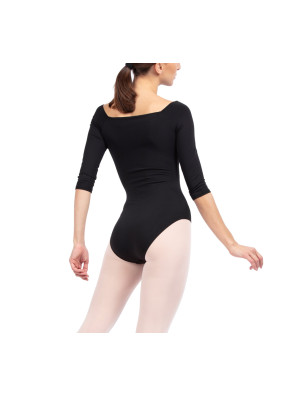 Justaucorps manches 3/4 REPETTO D0731N - FAME La Maison De La Danse