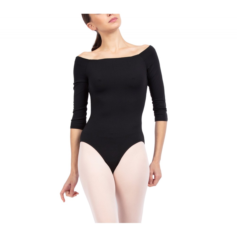 Justaucorps manches 3/4 - D0731N