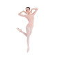 Justaucorps manches 3/4 - D0731N