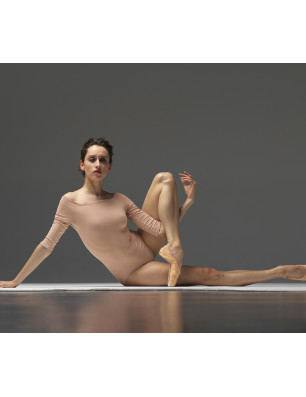 Justaucorps manches 3/4 REPETTO D0731N - FAME La Maison De La Danse