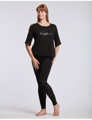 Legging De Danse - ADALIE STRIPES Temps Danse
