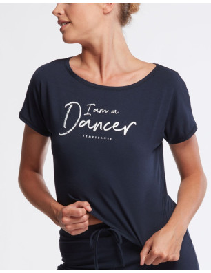 T-Shirt Court Danse - AGILE I AM Temps Danse - FAME La Maison De La Danse