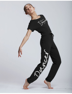 Tshirt Court Danse Fille - AGILE JR I AM Temps Danse - FAME La Maison De La Danse