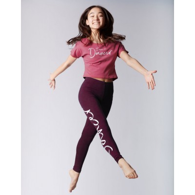 Tshirt Court Danse Fille - AGILE JR I AM Temps Danse - FAME La Maison De La Danse