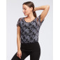 T-Shirt Tulle Avec Brassière - DOUNIA
