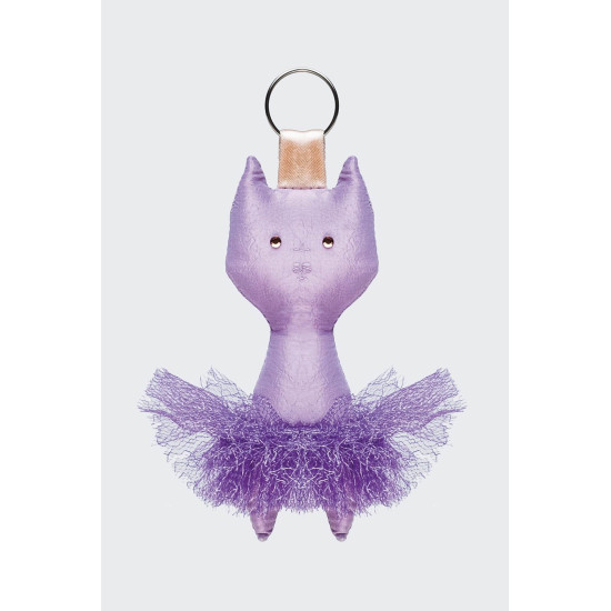 Porte-clés Chat Wear moi Gris DIV84 - FAME La Maison De La Danse