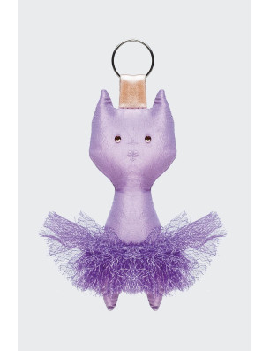 Porte-clés Chat Wear moi Gris DIV84 - FAME La Maison De La Danse