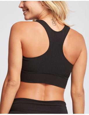 Brassière De Sport Côtelée - RISK Temps Danse - FAME La Maison De La Danse