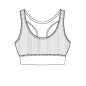 Brassière De Sport Côtelée - RISK
