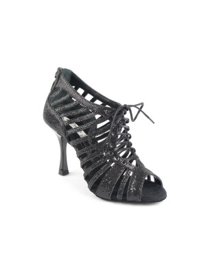 PortDance PD812-70 Black Glitter – Chaussures danse femme
