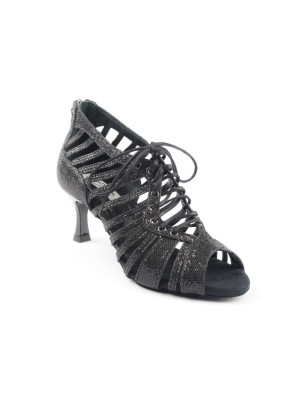 PortDance PD812-70 Black Glitter – Chaussures danse femme