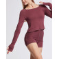 T-Shirt Manches Longues En Viscose Chinee - EVER