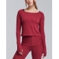 T-Shirt Manches Longues En Viscose Chinee - EVER