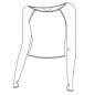 T-Shirt Manches Longues En Viscose Chinee - EVER