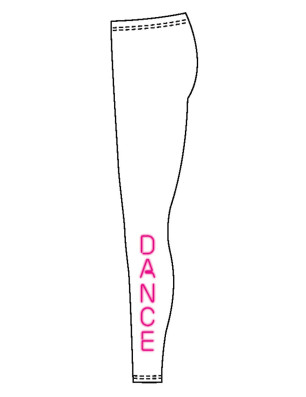 Legging De Danse ADALIE-NEON Temps Danse - FAME LA MAISON DE LA DANSE