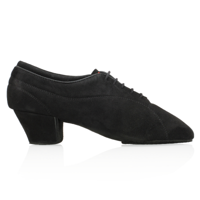 Chaussures danse Homme - BW111 Bryan Watson - Black Nappa Suede - Latin Dance Shoes