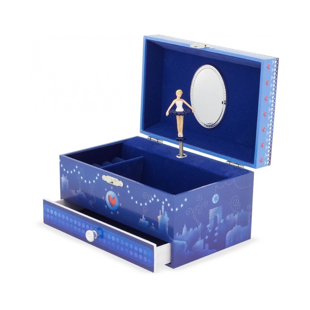 Coffre Musical Paris En Hiver (Rectangle) Ulysse 9519