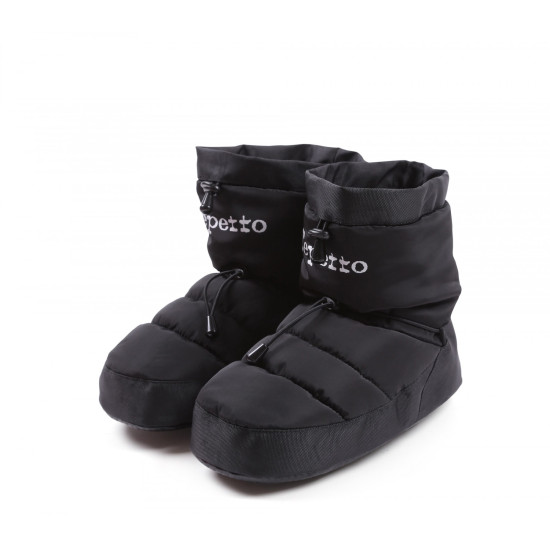 Boots d'échauffement Noir Repetto T250 - FAME La Maison De La Danse