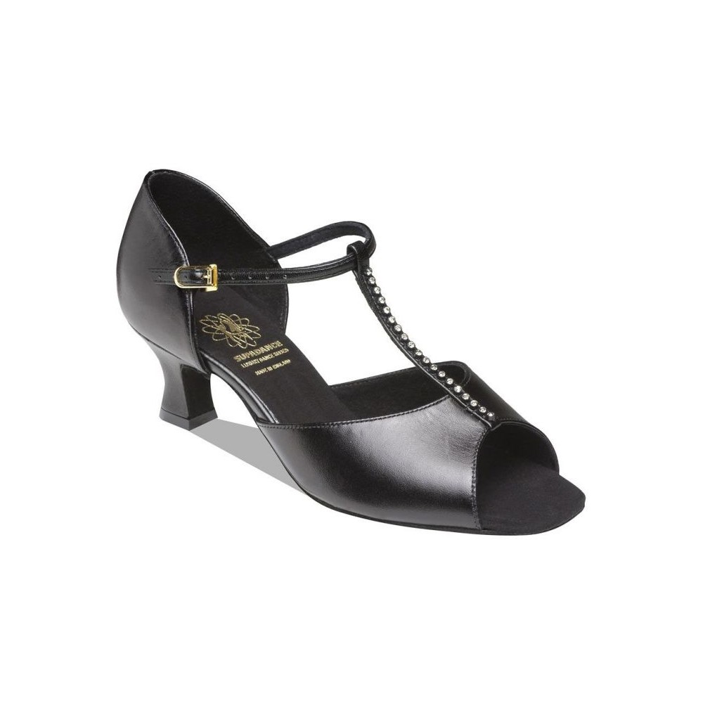 Chaussures danse de salon Style 1529 Wide - Black Leather