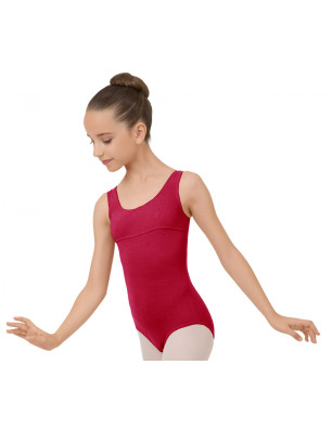 Justaucorps fillette larges bretelles Repetto DE572 - FAME La Maison De La Danse