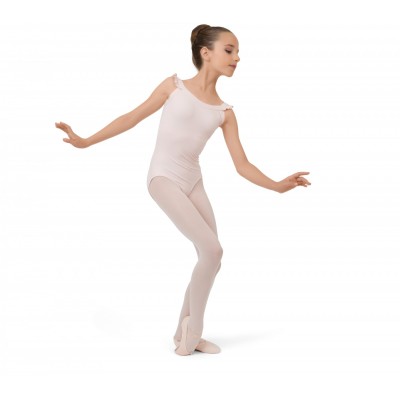 Justaucorps fines bretelles élastiques avec volants Repetto DE632 - FAME La Maison De La Danse