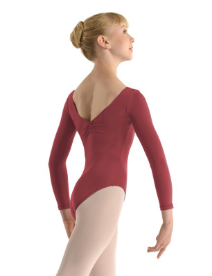 Justaucoprs manches longues enfant Armel Ballet Rosa ruby rubis
