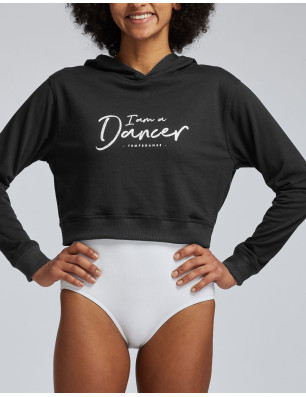 Sweat Capuche Crop Femme - TAIGA I AM Temps Danse - FAME LA MAISON DE LA DANSE