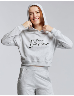 Sweat Capuche Crop Femme - TAIGA I AM Temps Danse - FAME LA MAISON DE LA DANSE