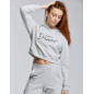 Sweat Capuche Crop Femme - TAIGA I AM