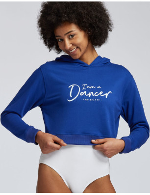 Sweat Capuche Crop Femme - TAIGA I AM Temps Danse - FAME LA MAISON DE LA DANSE