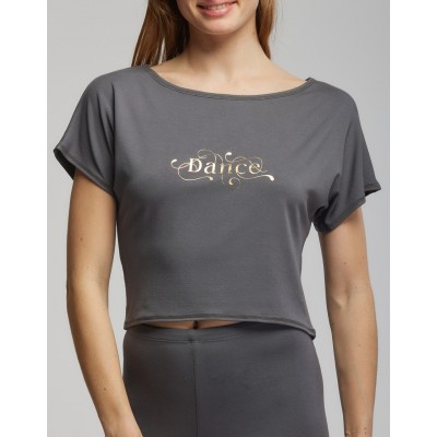 T-Shirt Court Danse - AGILE ARABESQUE Temps Danse - FAME La Maison De La Danse
