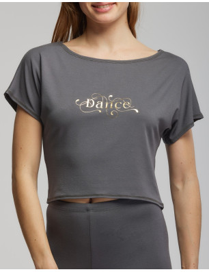 T-Shirt Court Danse - AGILE ARABESQUE Temps Danse - FAME La Maison De La Danse
